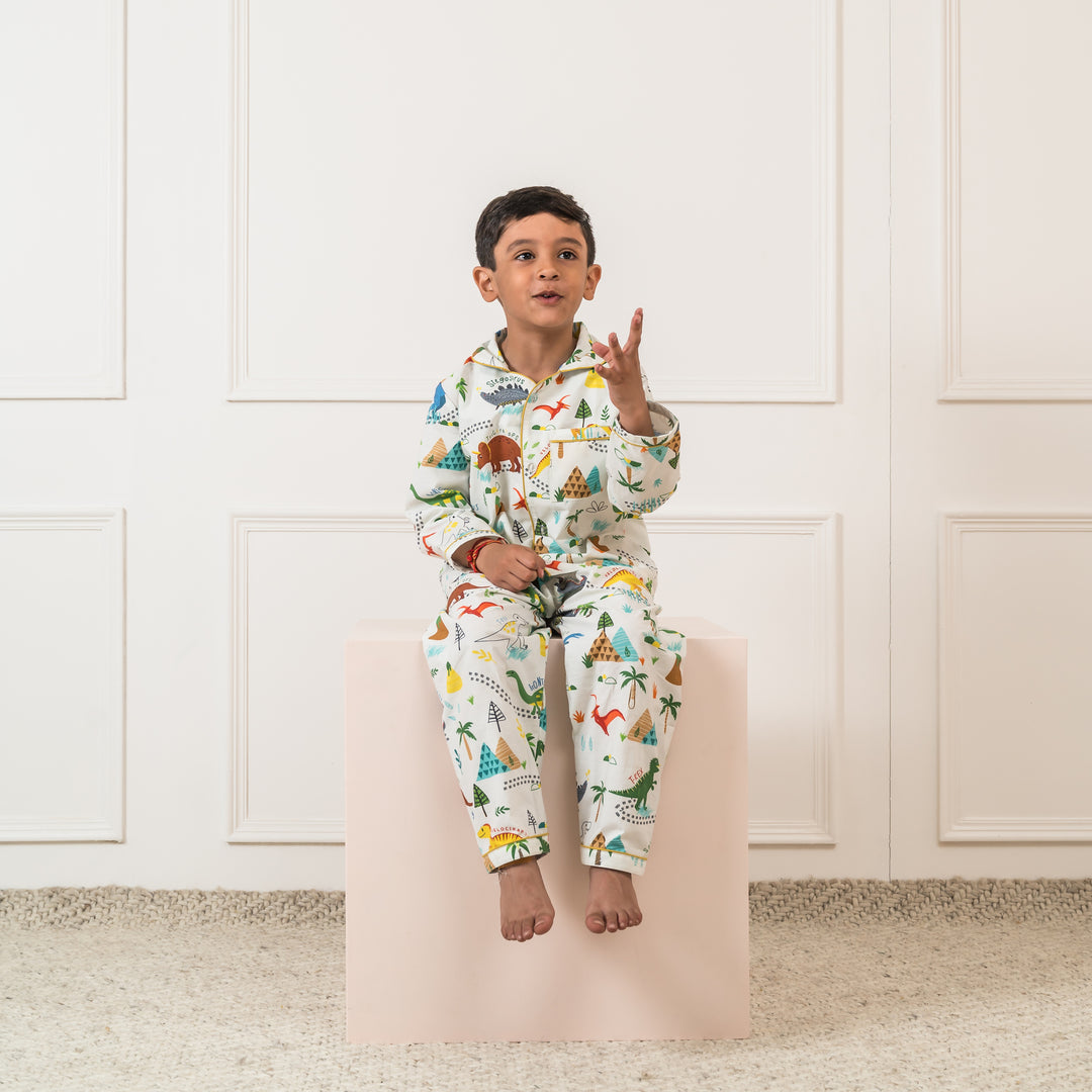 Fun With Dinosaurs Organic Cotton Nightsuit