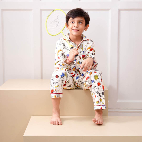 Sports Unlimited Organic Cotton Nightsuit - Boys