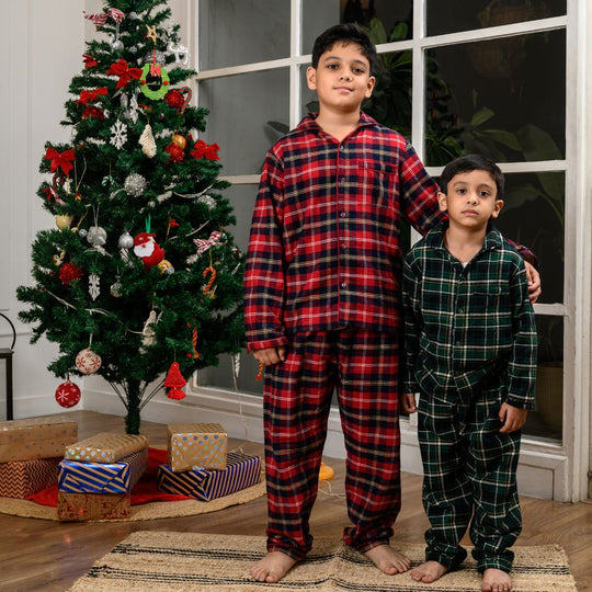 Alaska Plaid Winter Nightsuit