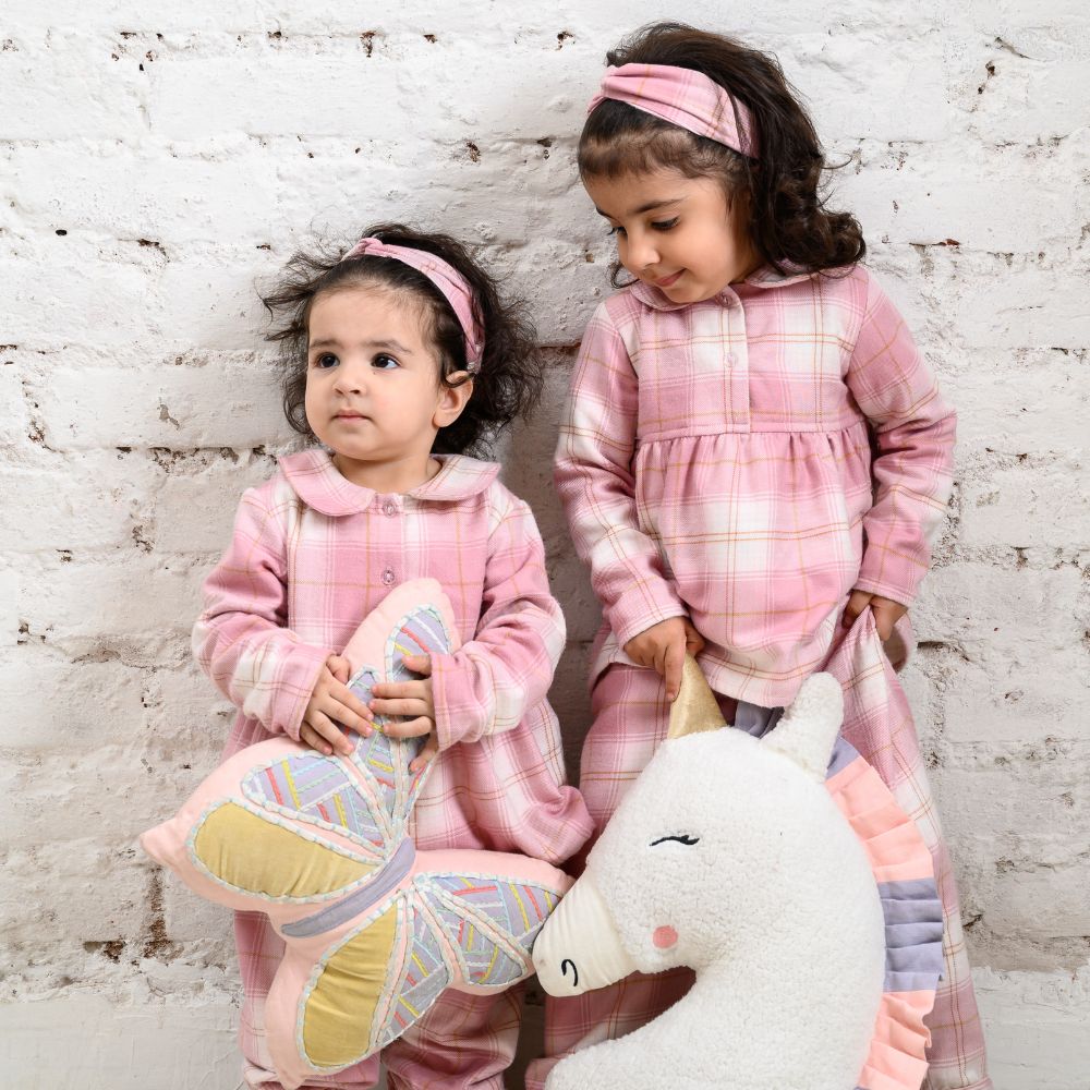 Astana Check Winter Cotton Nightsuit