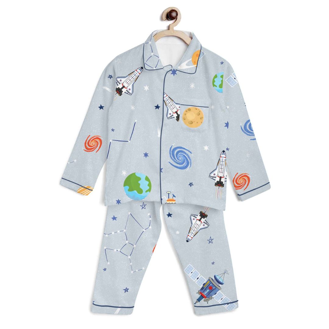 Space Excursion Organic Cotton Nighsuit