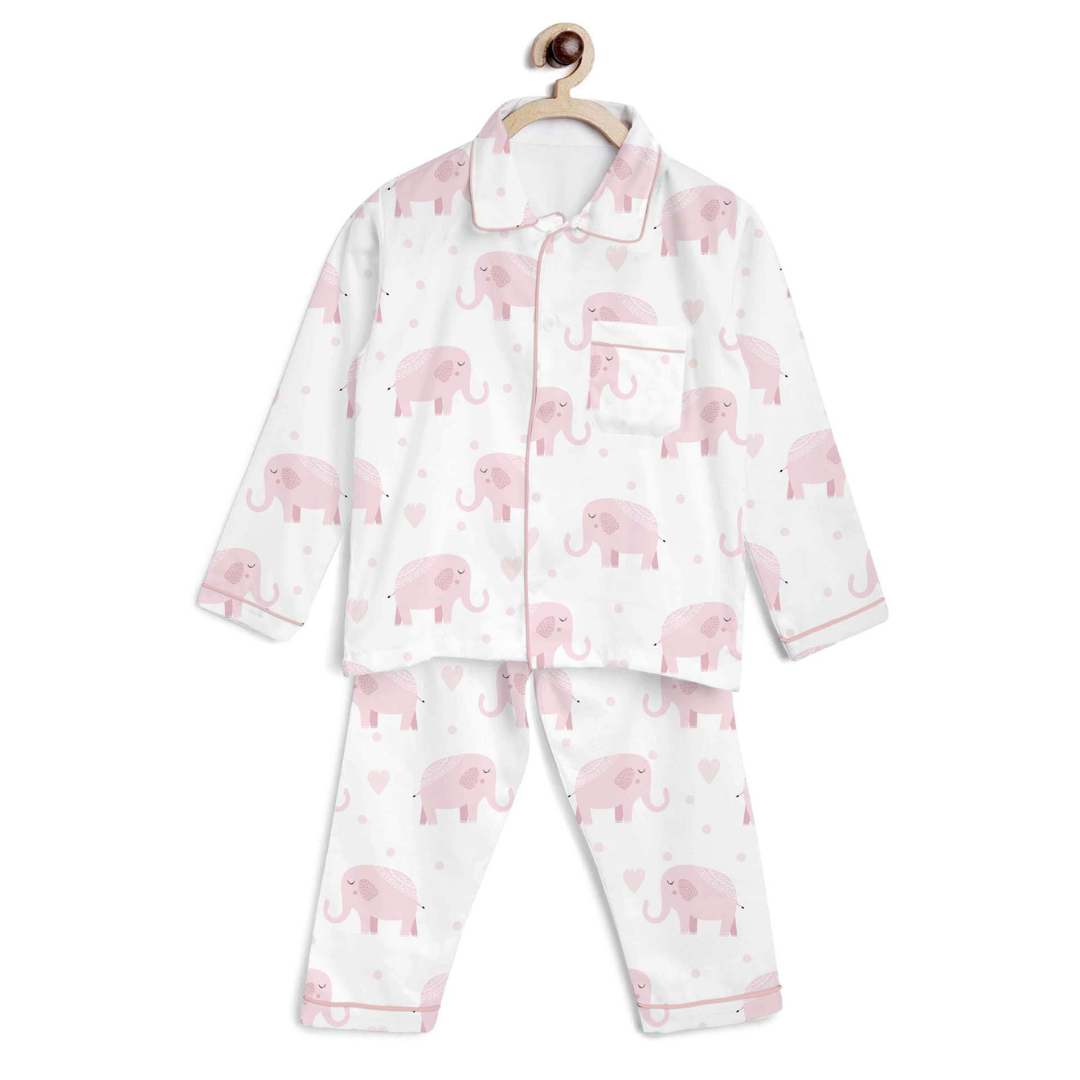 Ellie Elephant Organic Cotton Nightsuit