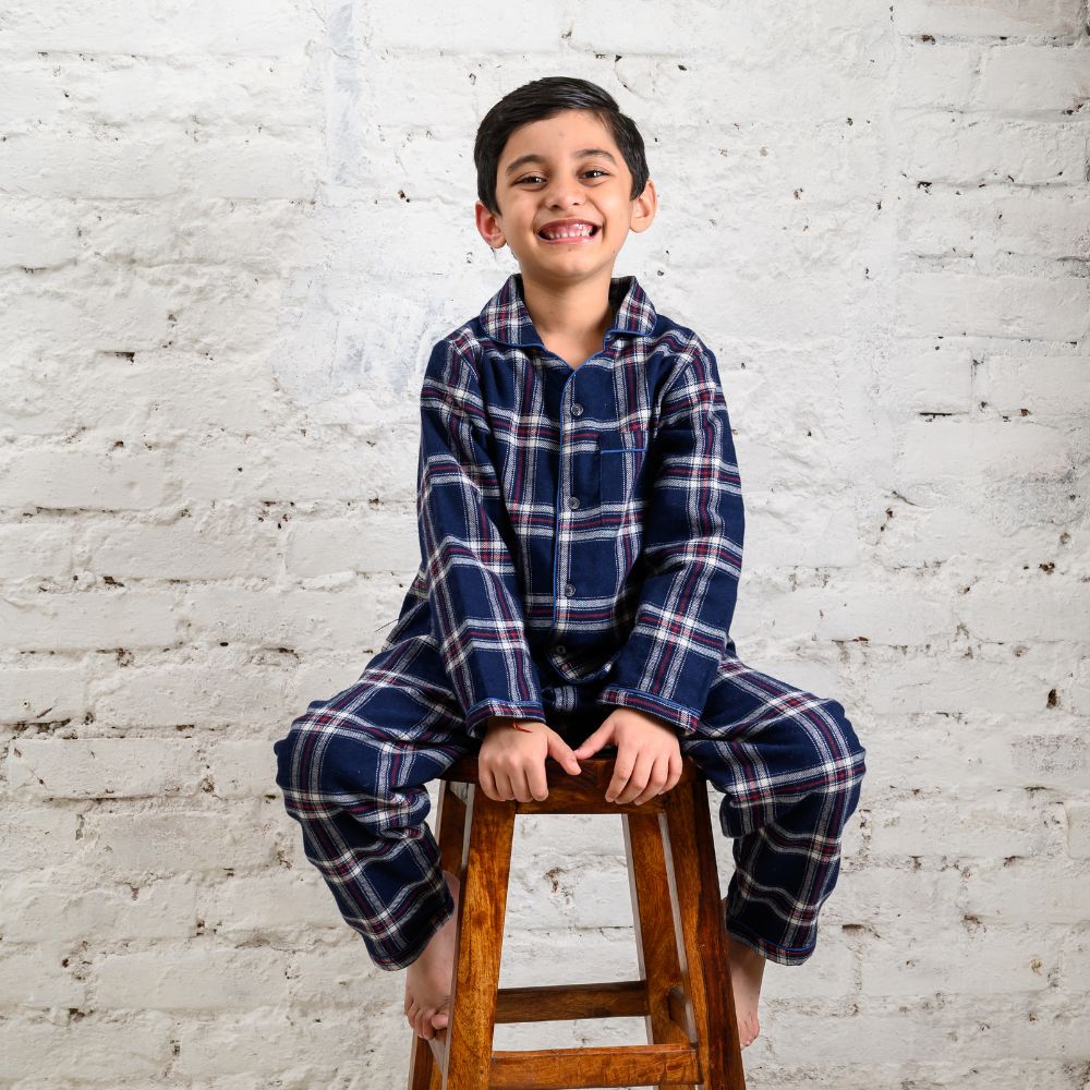 Minnesota Plaid Winter Cotton Nightsuit