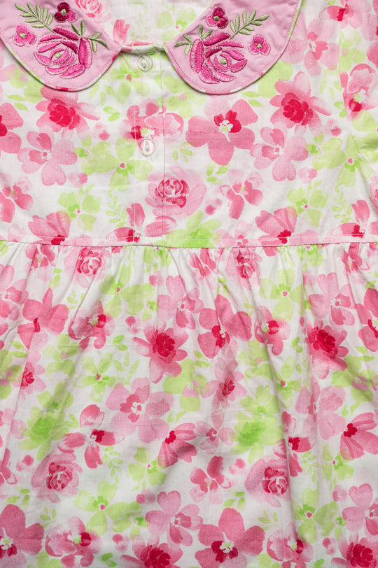 Summer Florals Cotton Nightsuit