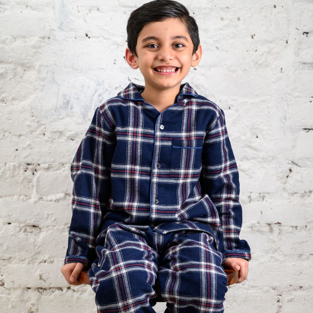 Minnesota Plaid Winter Cotton Nightsuit