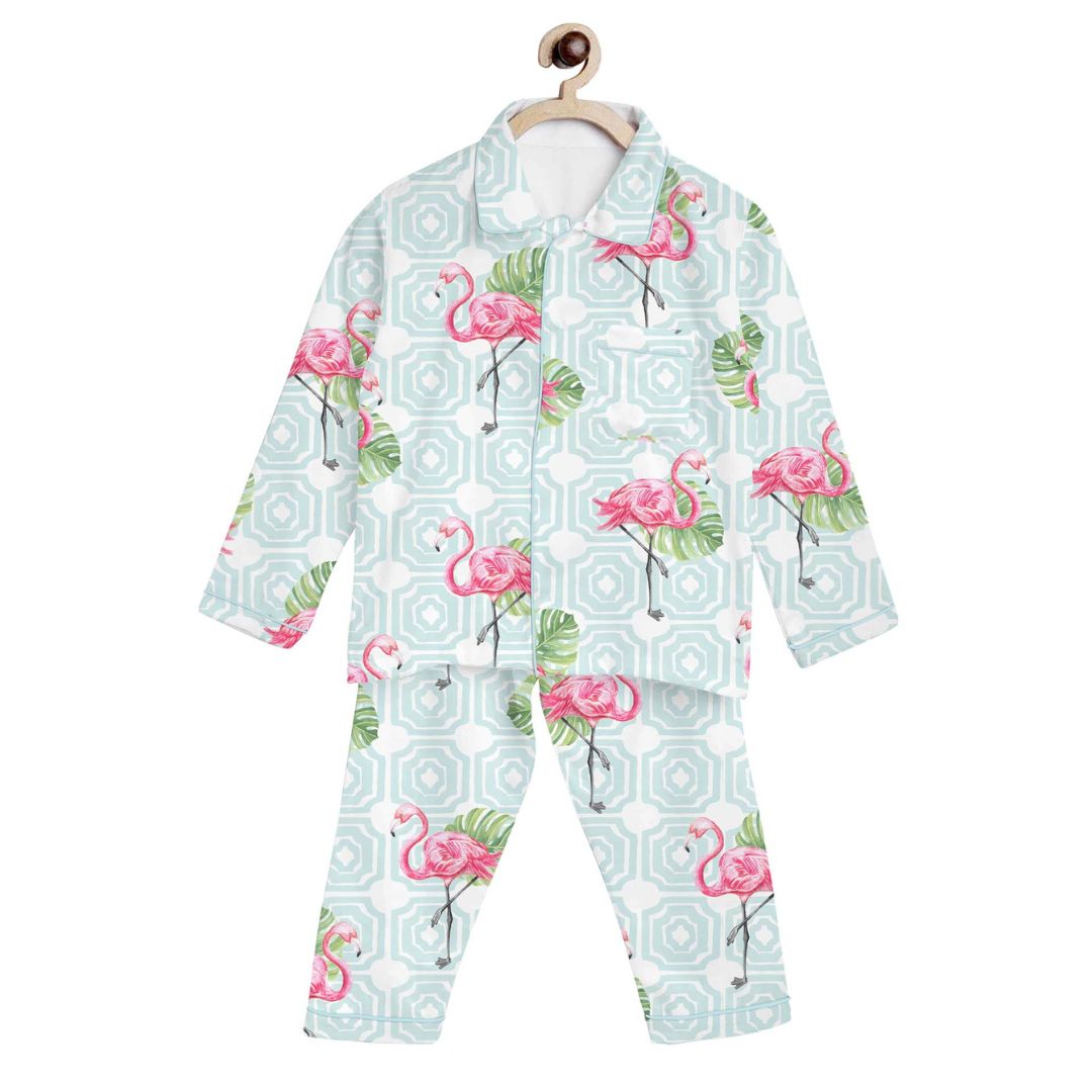 Flaming Flamingos Organic Cotton Nighsuit