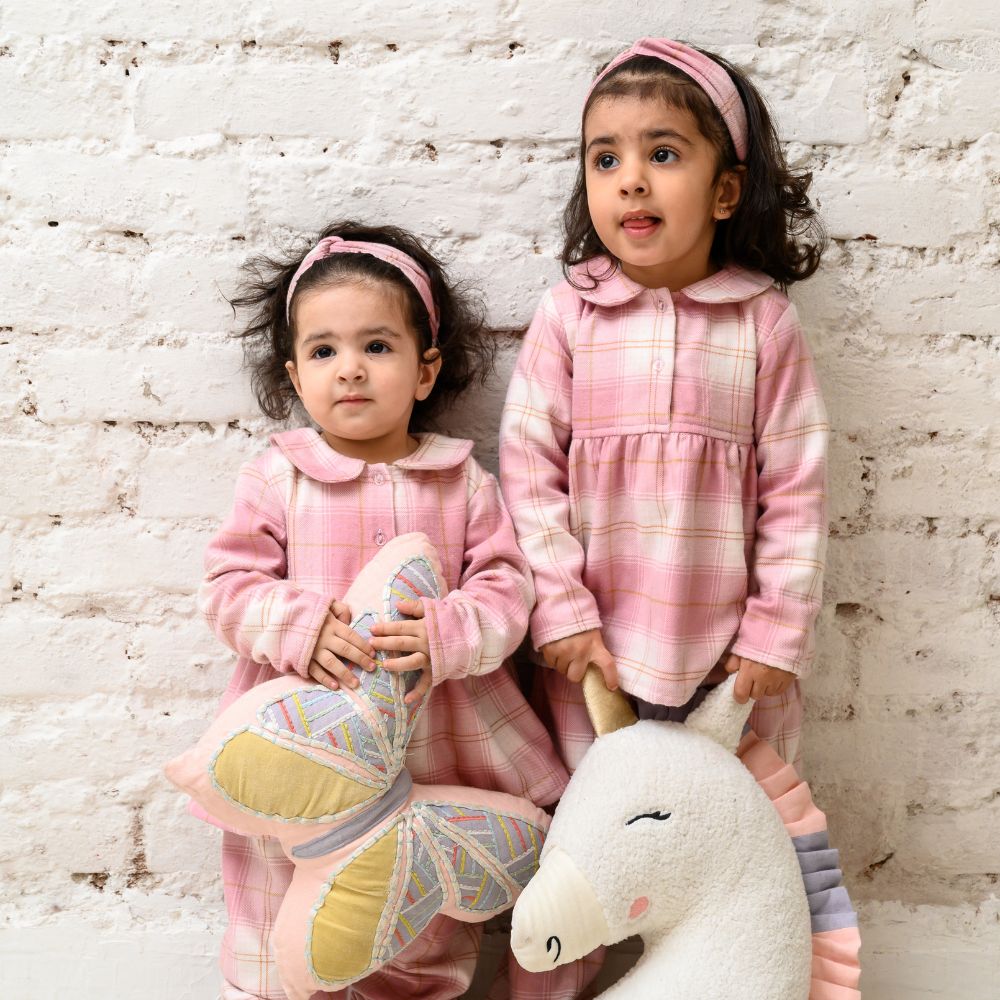 Astana Check Winter Cotton Nightsuit