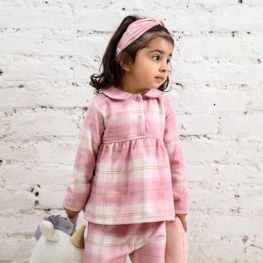 Astana Check Winter Cotton Nightsuit