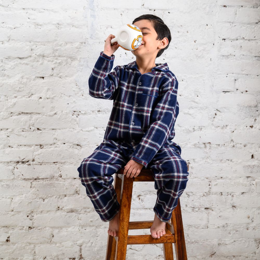 Minnesota Plaid Winter Cotton Nightsuit