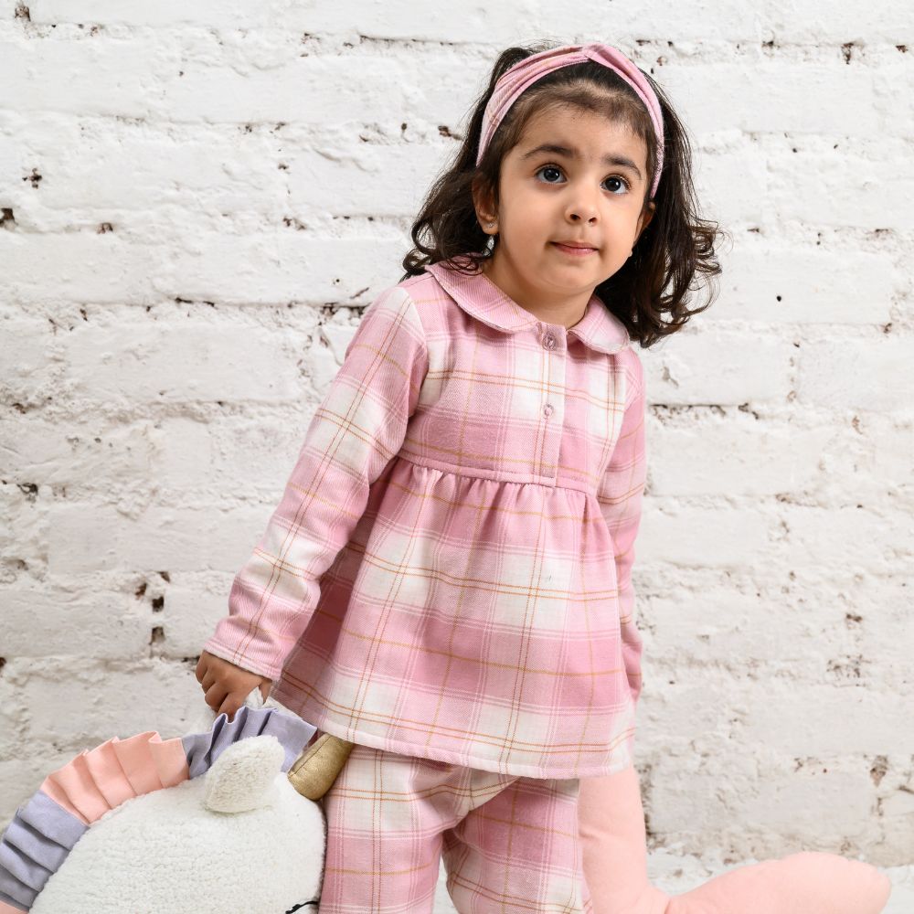 Astana Check Winter Cotton Nightsuit