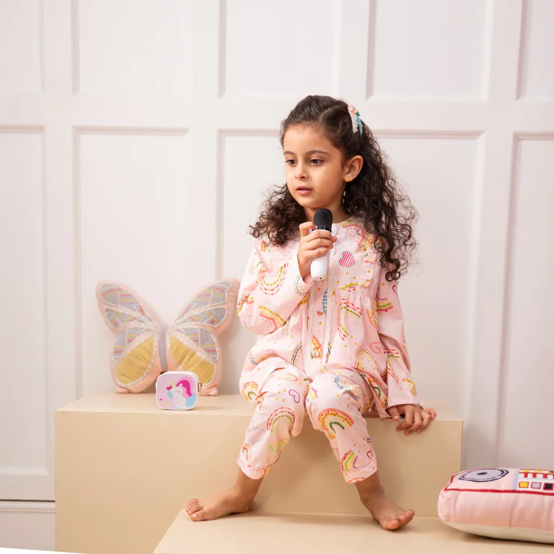 Rainbow Love Organic Cotton Nightsuit - Main Image