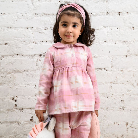 Astana Check Winter Cotton Nightsuit