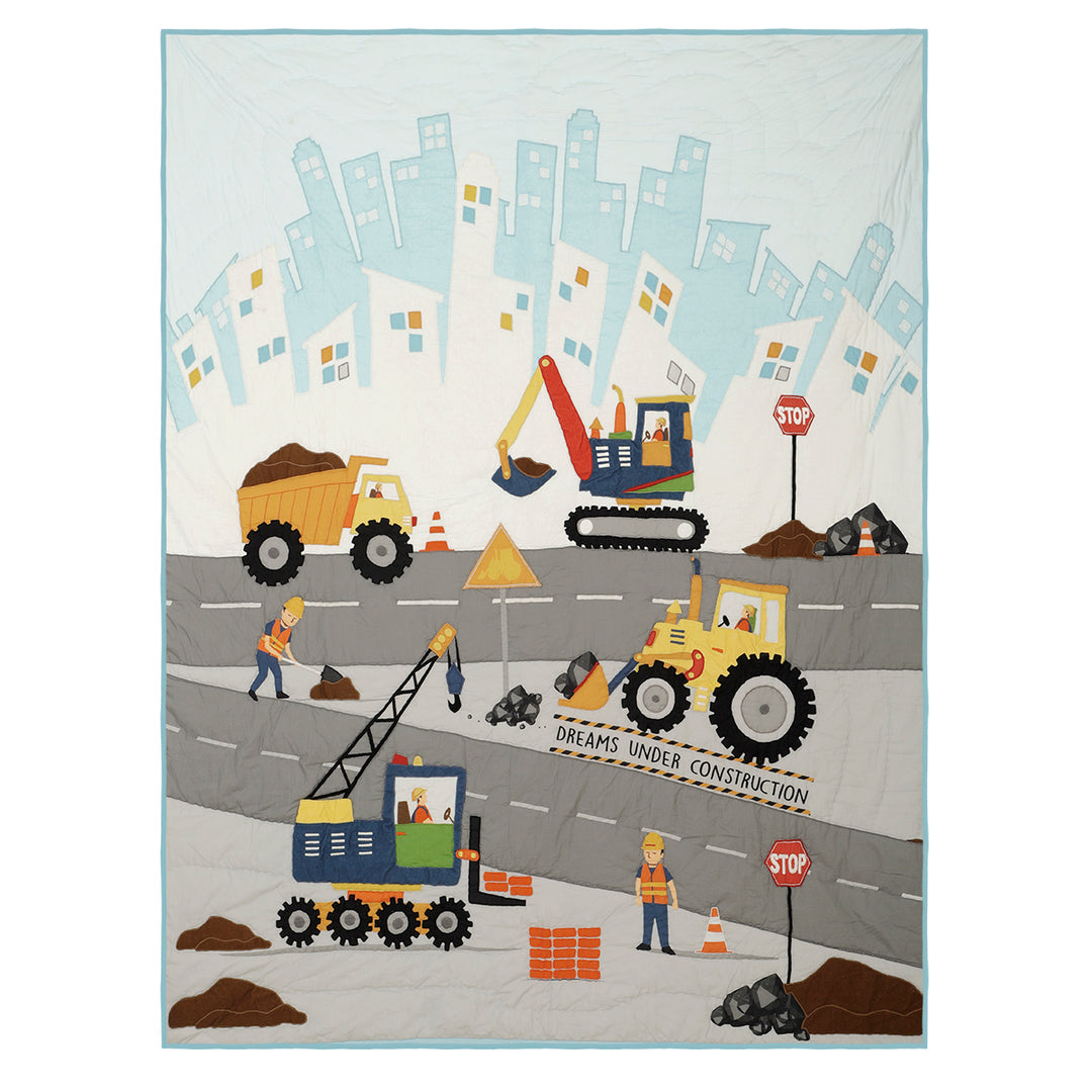 Dreams Under Construction Organic Cotton Quilt