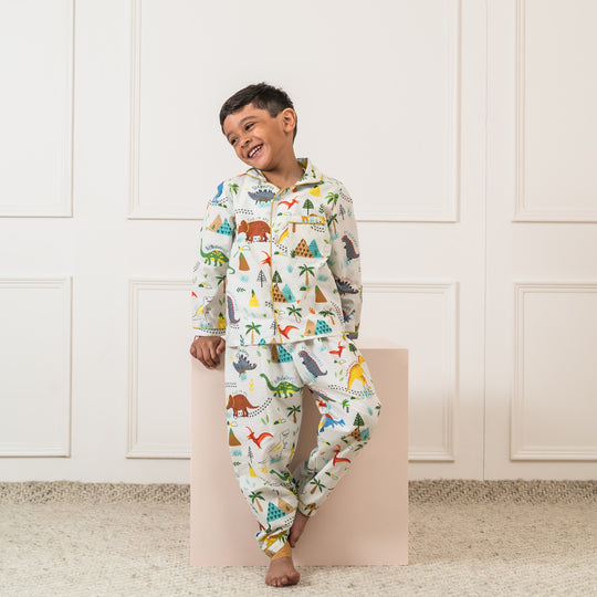 Fun With Dinosaurs Organic Cotton Nightsuit