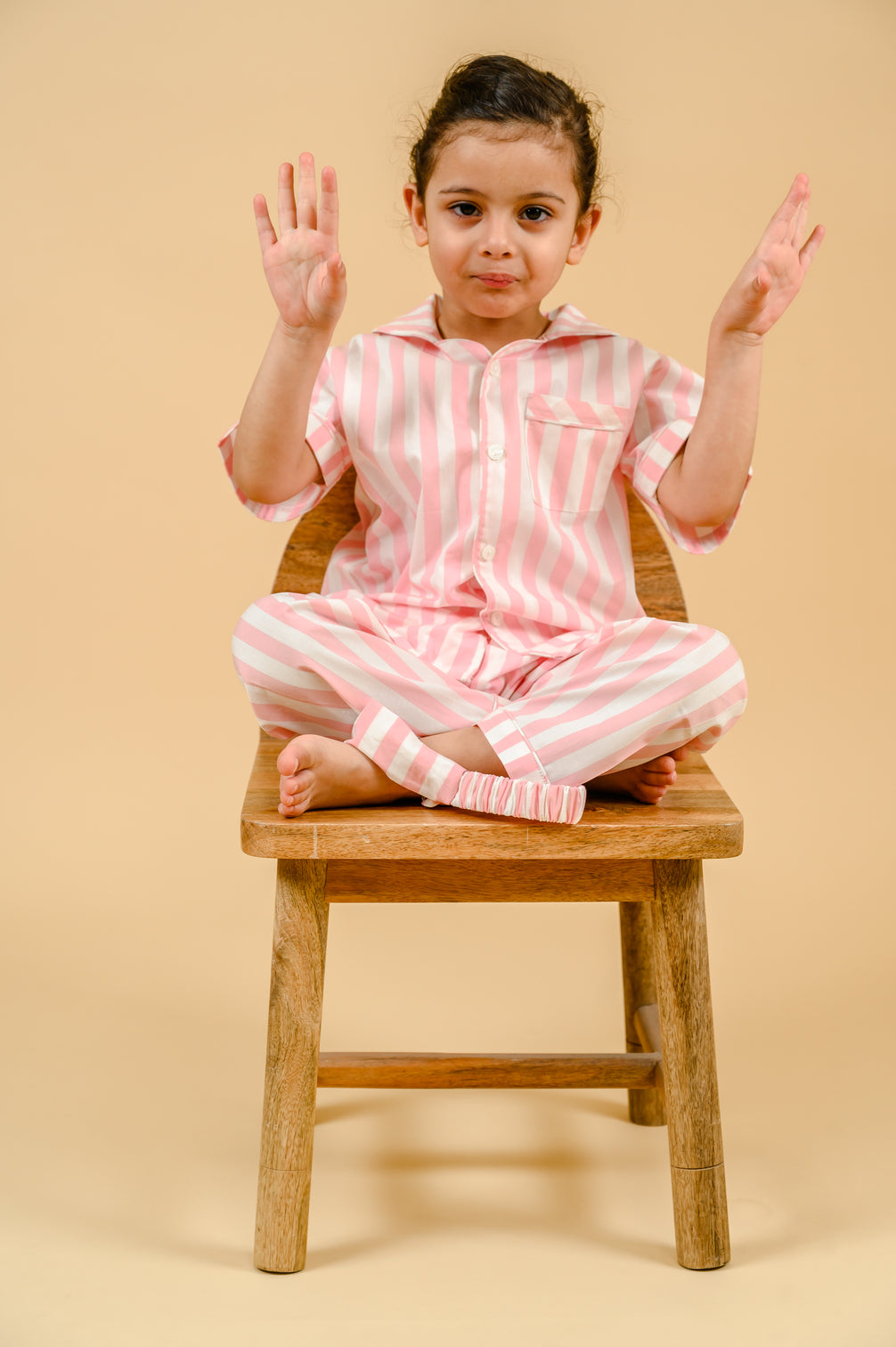 Candy Pink Cotton Nightsuit
