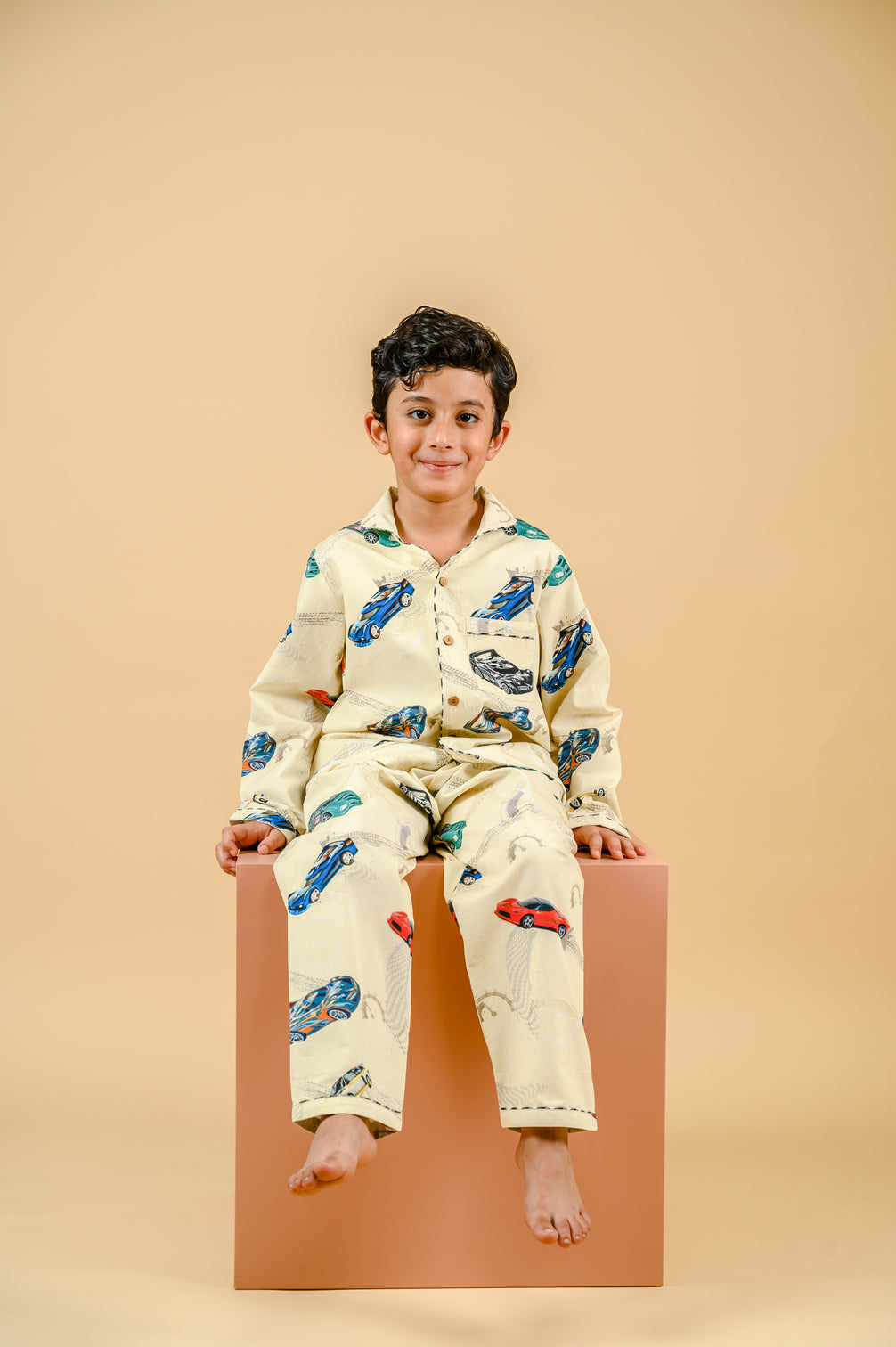 Racing Car Organic Cotton Nightsuit
