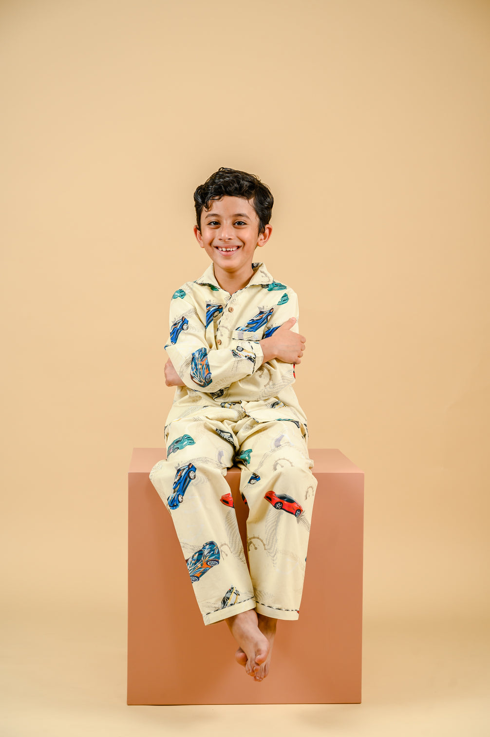 Racing Car Organic Cotton Nightsuit