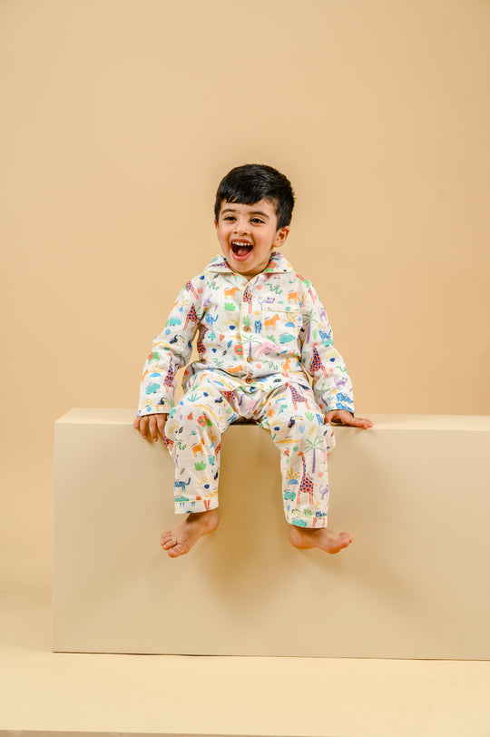 Jungle Love Organic Cotton Nightsuit