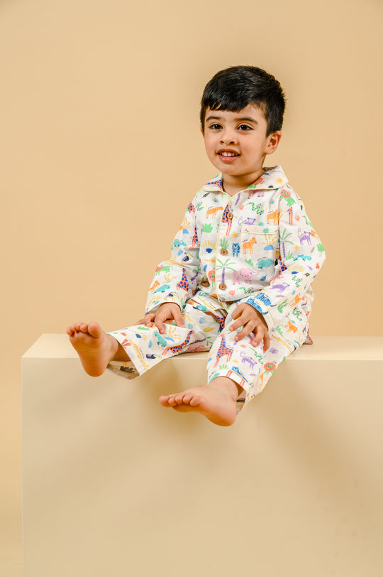 Jungle Love Organic Cotton Nightsuit