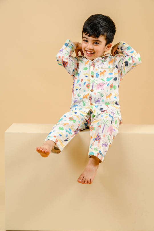 Jungle Love Organic Cotton Nightsuit