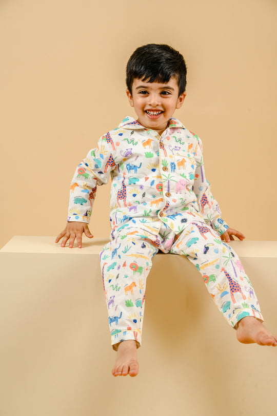 Jungle Love Organic Cotton Nightsuit