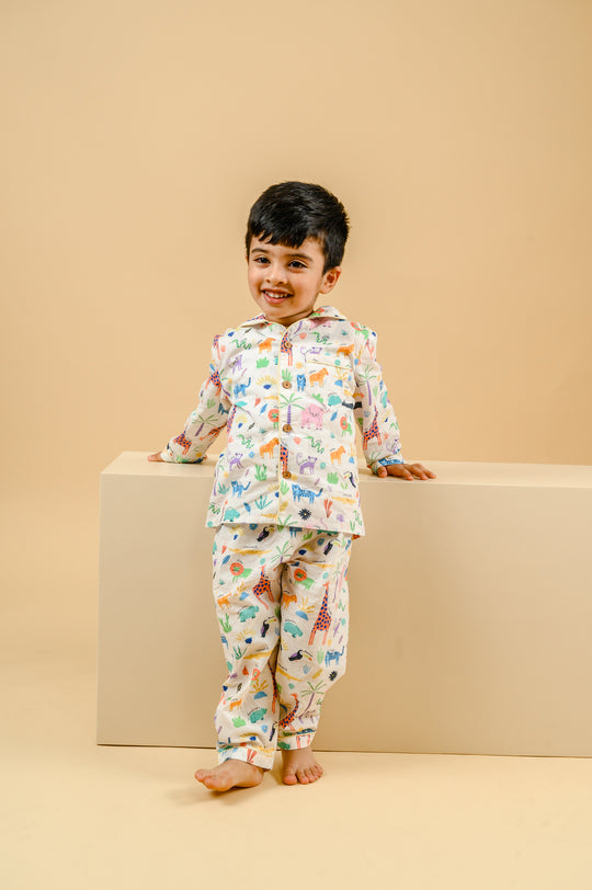 Jungle Love Organic Cotton Nightsuit