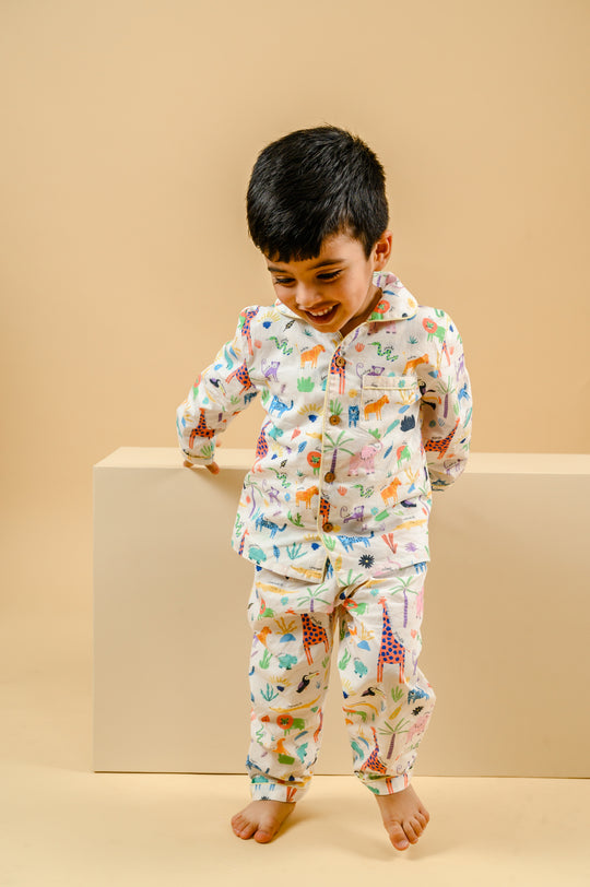 Jungle Love Organic Cotton Nightsuit