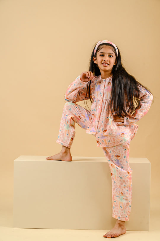 Sweet Ballerina Organic  Muslin  Nightsuit