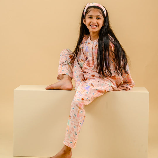 Sweet Ballerina Organic  Muslin  Nightsuit