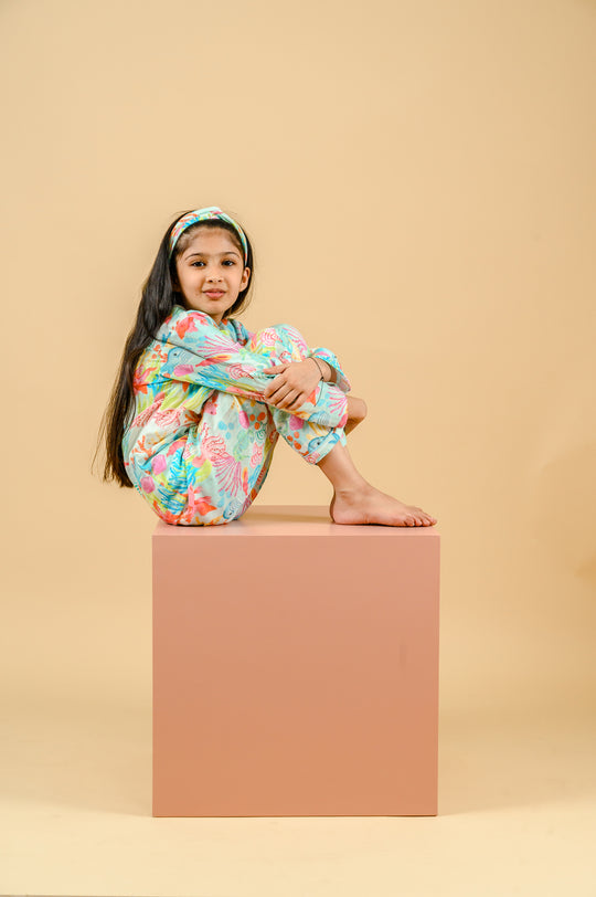 Underwater World Organic Muslin Nightsuit