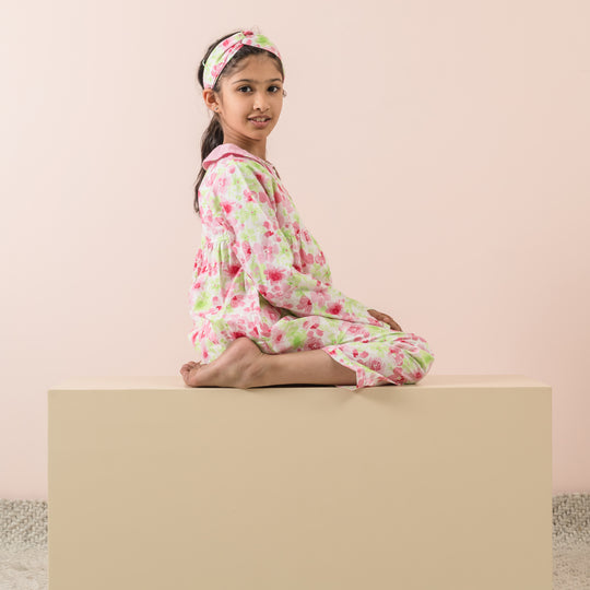 Summer Florals Cotton Nightsuit