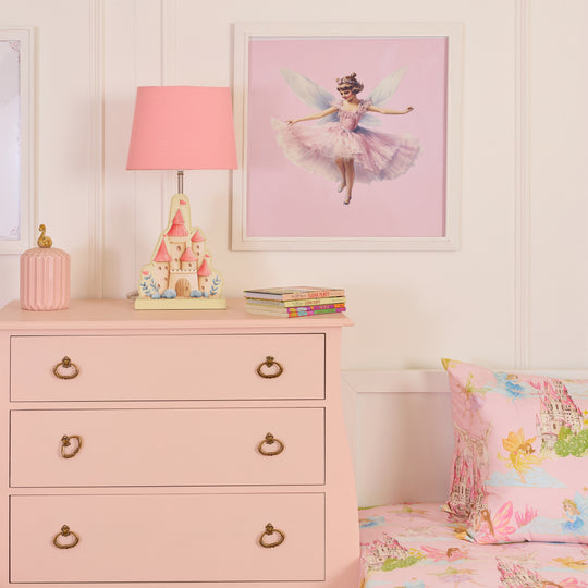 FairyLand Pink Organic Cotton Bedsheet Set