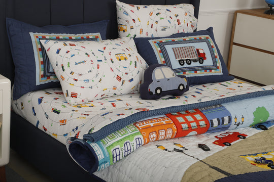 Wheels In The City Quilt