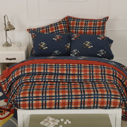 Super Bikes Organic Cotton Quilt