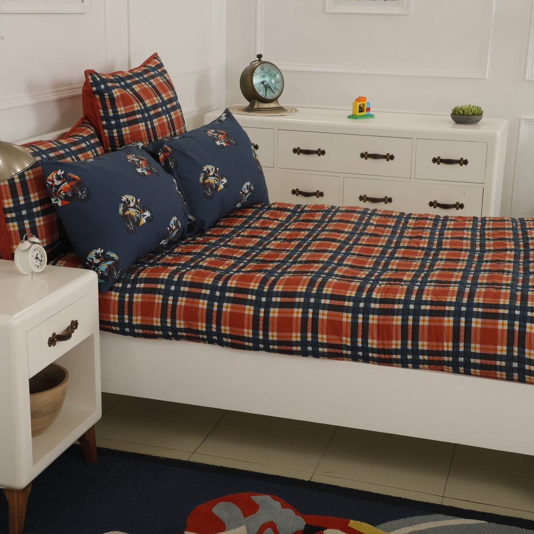 Super Bikes Organic Cotton Quilt