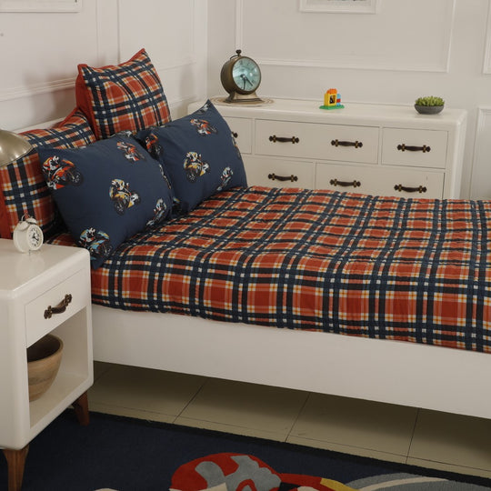 Super Bikes Organic Cotton Quilt