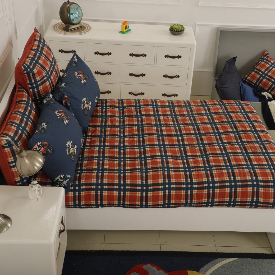 Super Bikes Organic Cotton Quilt