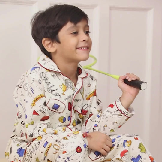 Sports Unlimited Organic Cotton Nightsuit - Boys