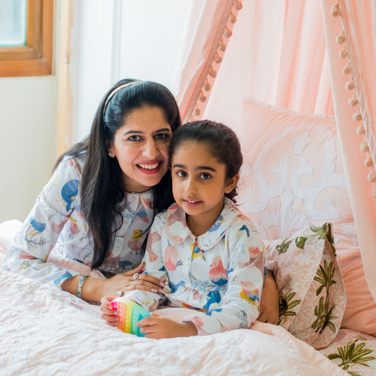 Happy Birds Organic Cotton Nightsuit