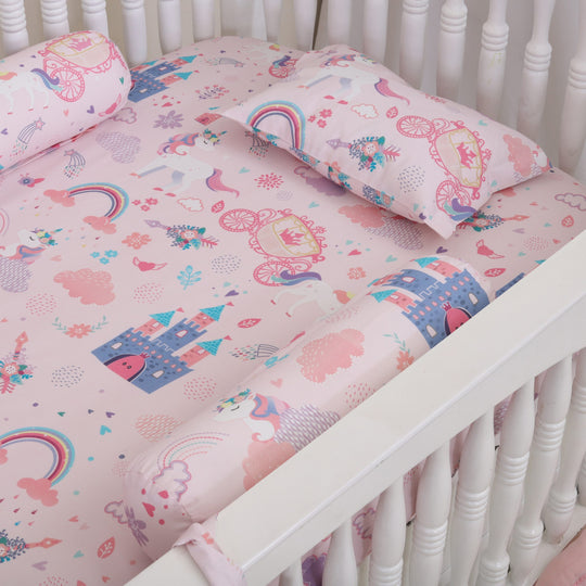 Unicorn Dreams Organic Cotton Fitted Sheet
