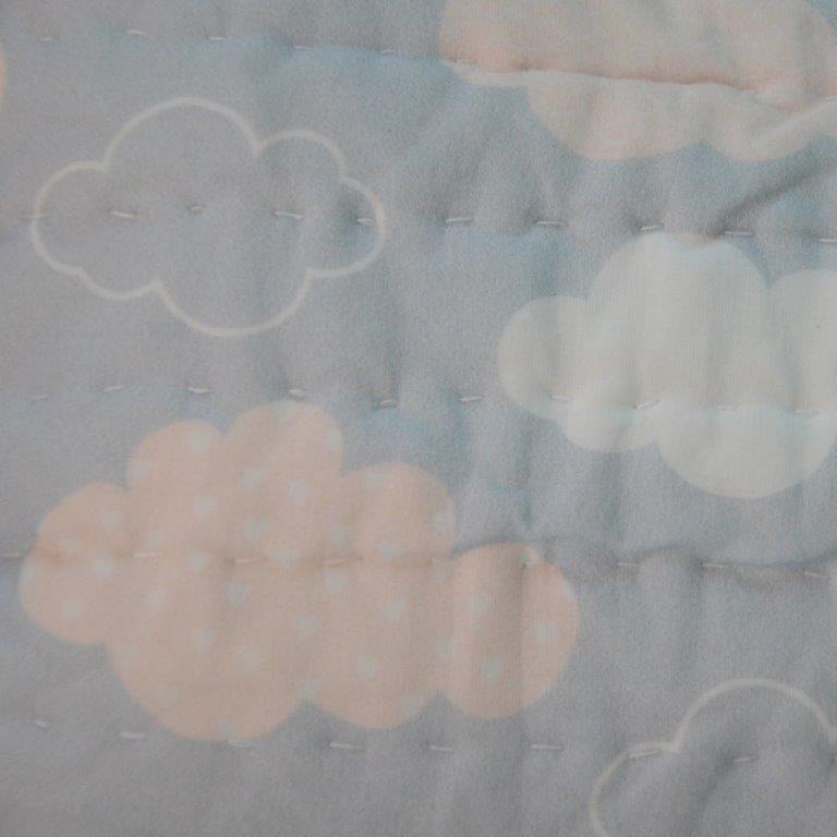 Ellie's Baby Steps Organic Cotton Quilted Pillow