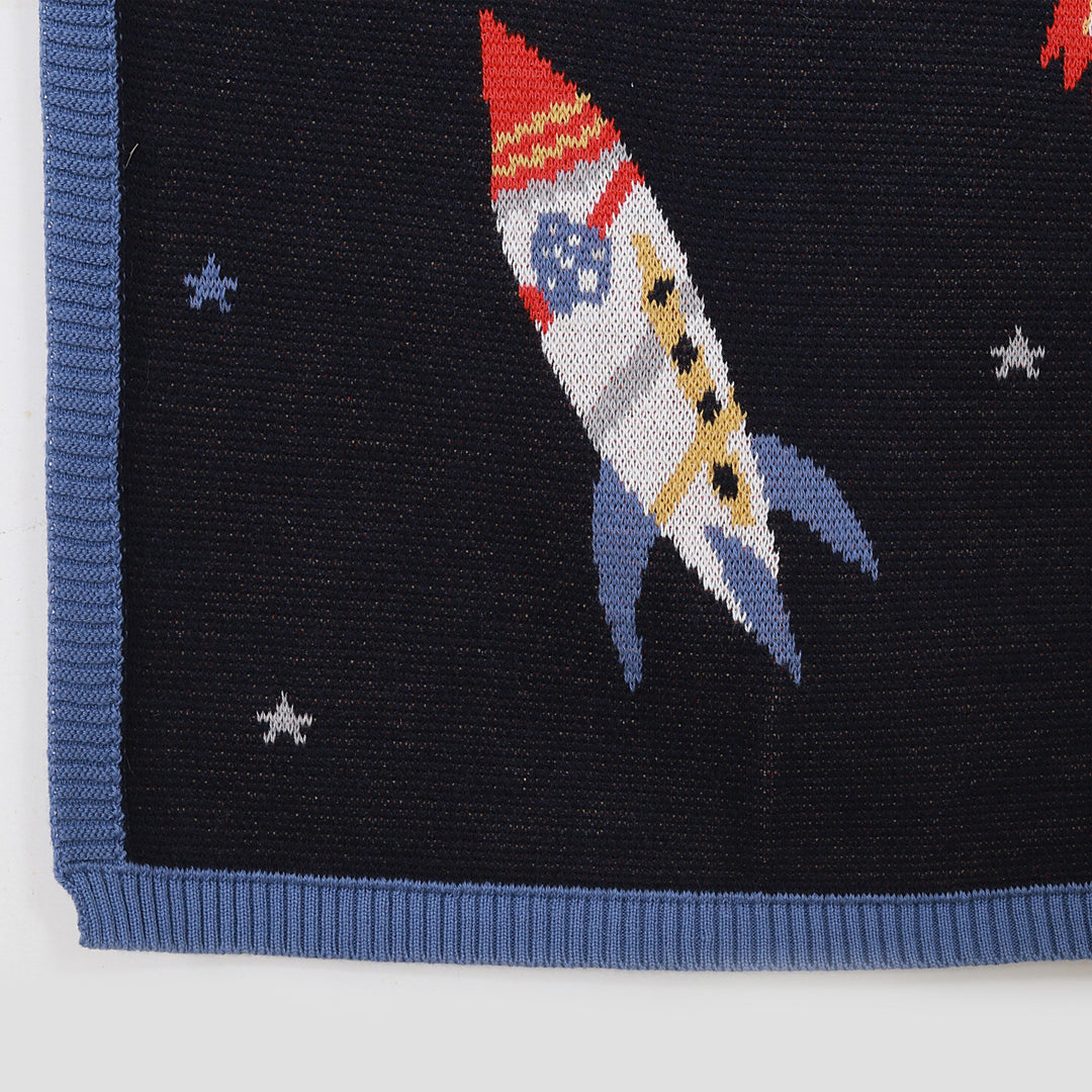 Space Adventure Organic Cotton Blanket