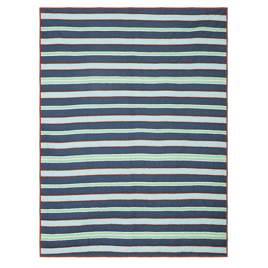 Mark Stripe Organic Cotton Quilt