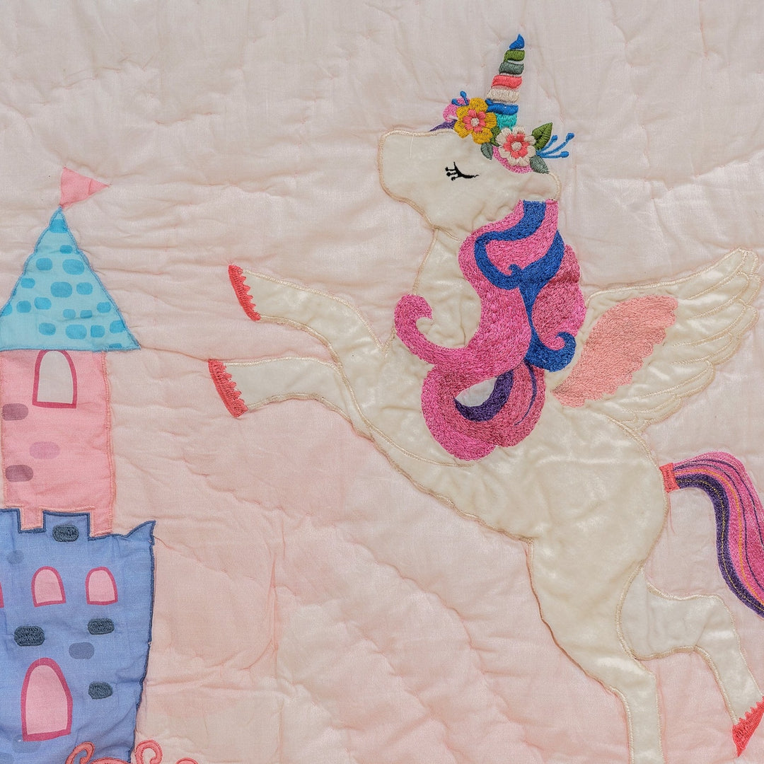 Unicorn Dreams Organic Cotton Cot Bedding Set