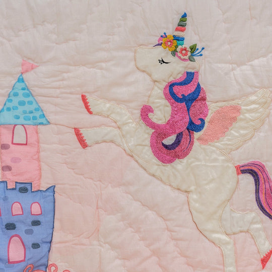 Unicorn Dreams Organic Cotton Cot Bedding Set