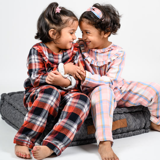 Maryland Plaid Winter Cotton Nightsuit