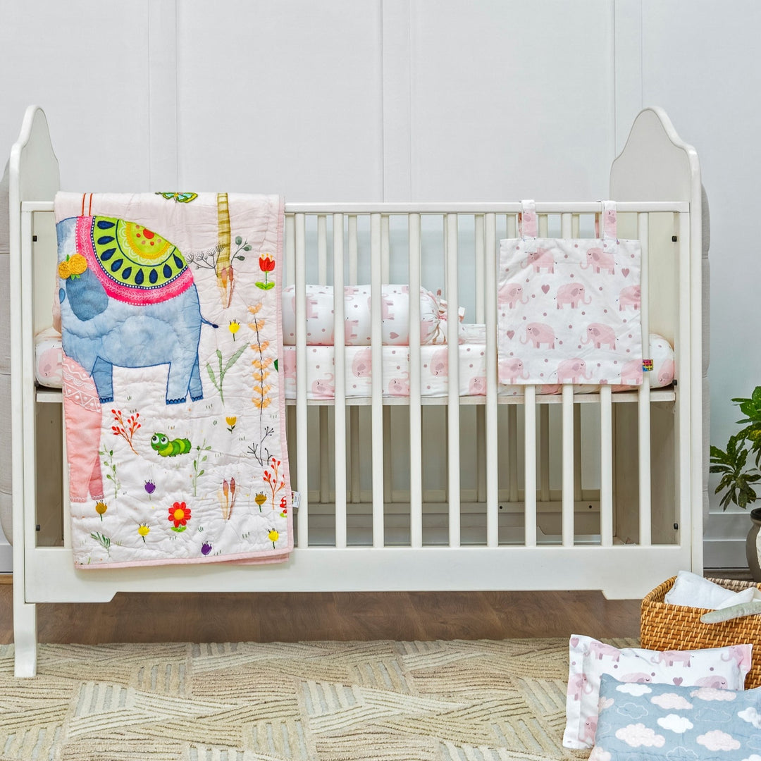 Ellie's Baby Steps Organic Cotton Bedding Set