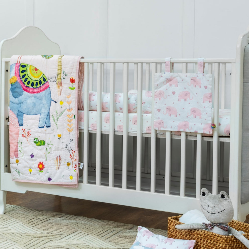 Ellie's Baby Steps Organic Cotton Bedding Set