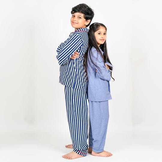 Connor Stripe Winter Nightsuit