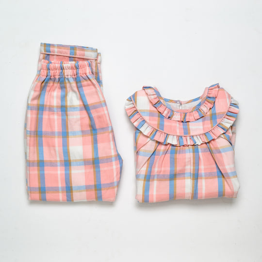Maryland Plaid Winter Cotton Nightsuit